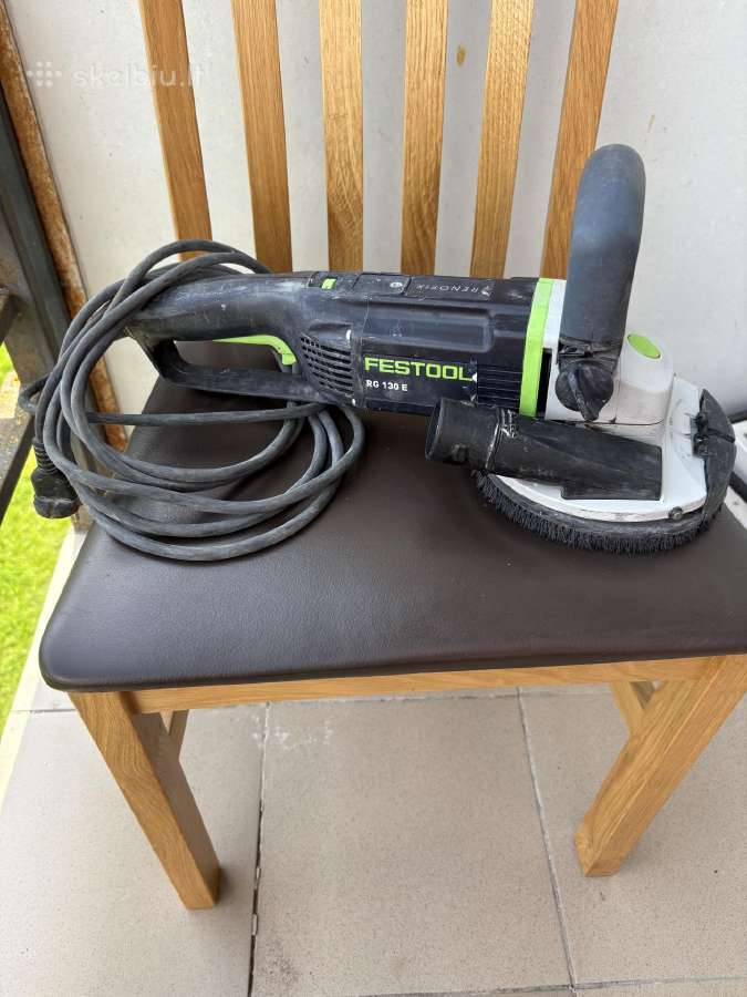 Parduodu betono šlifuoklį Festool Rg 130 E. 420€.