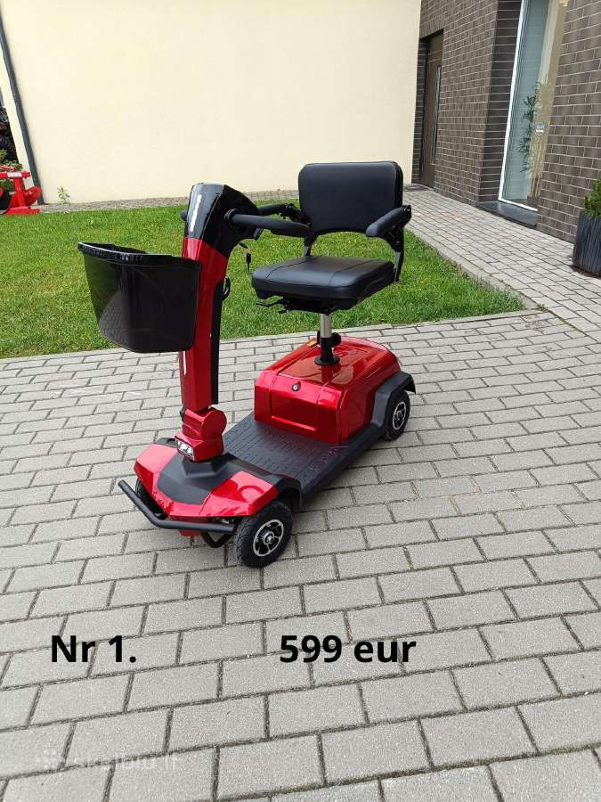 Elektrinis Skuteris motoroleris - nuotraukos Nr. 2