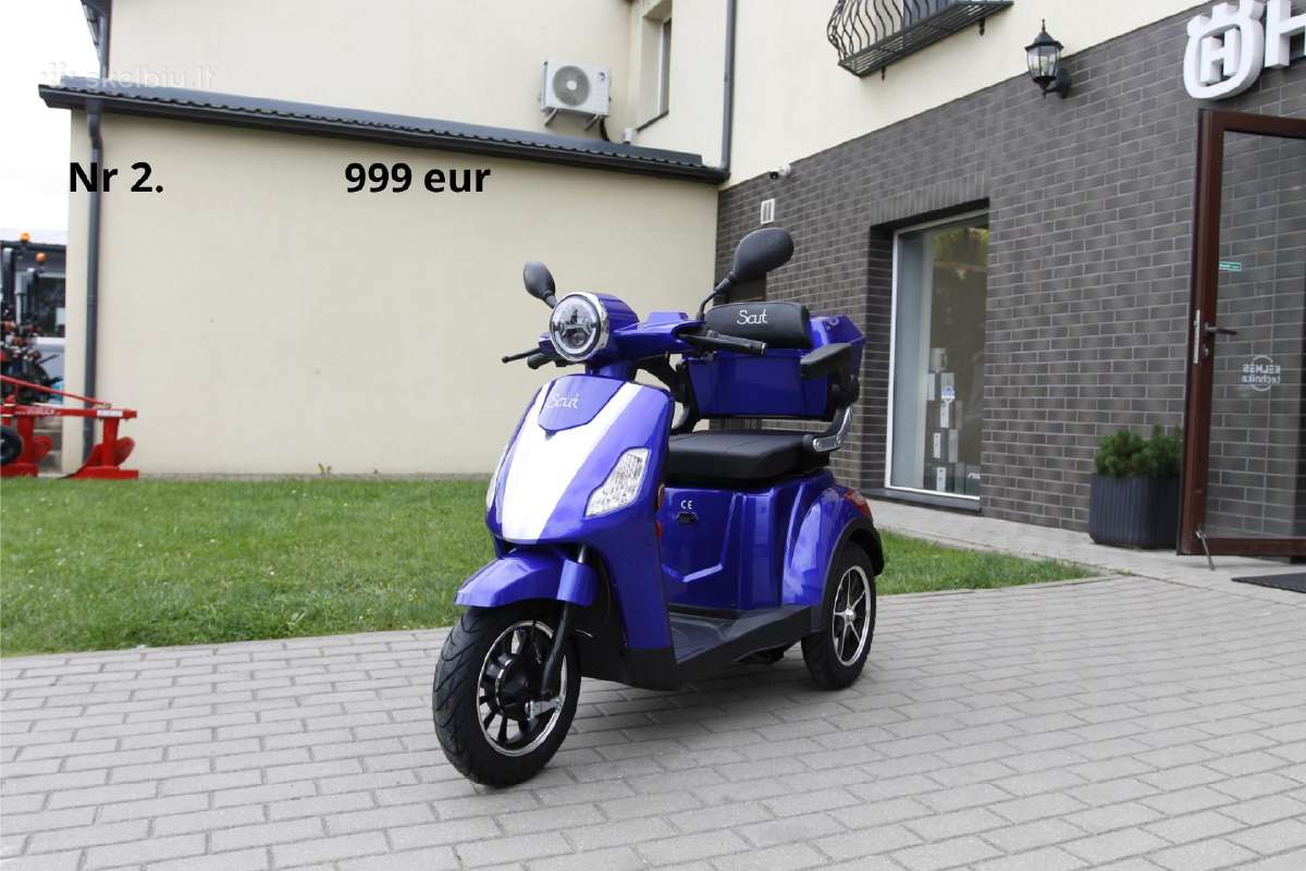 Elektrinis Skuteris motoroleris - nuotraukos Nr. 5
