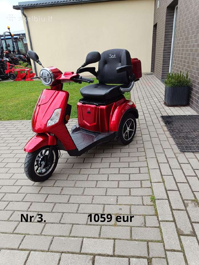 Elektrinis Skuteris motoroleris - nuotraukos Nr. 7