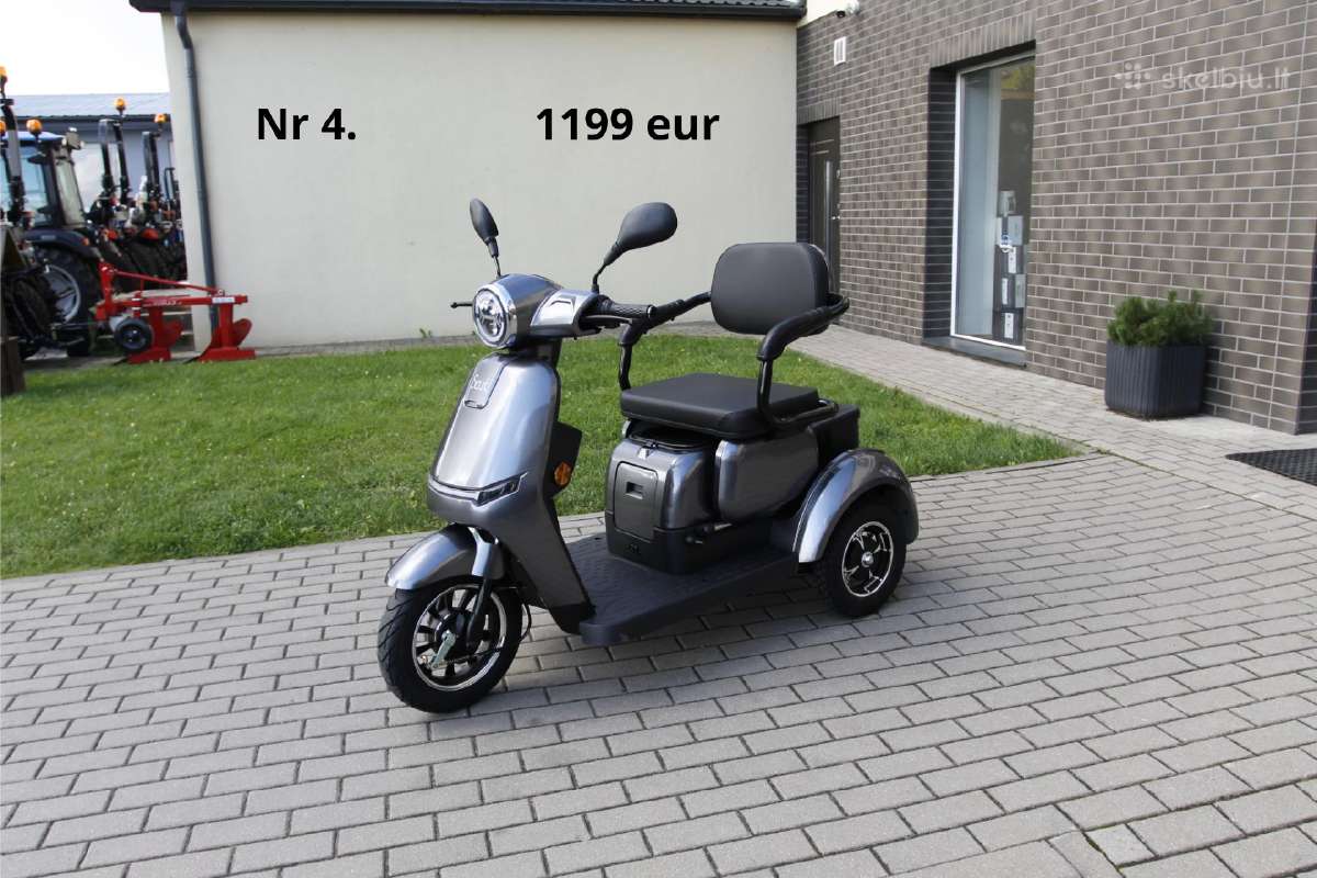 Elektrinis Skuteris motoroleris - nuotraukos Nr. 9