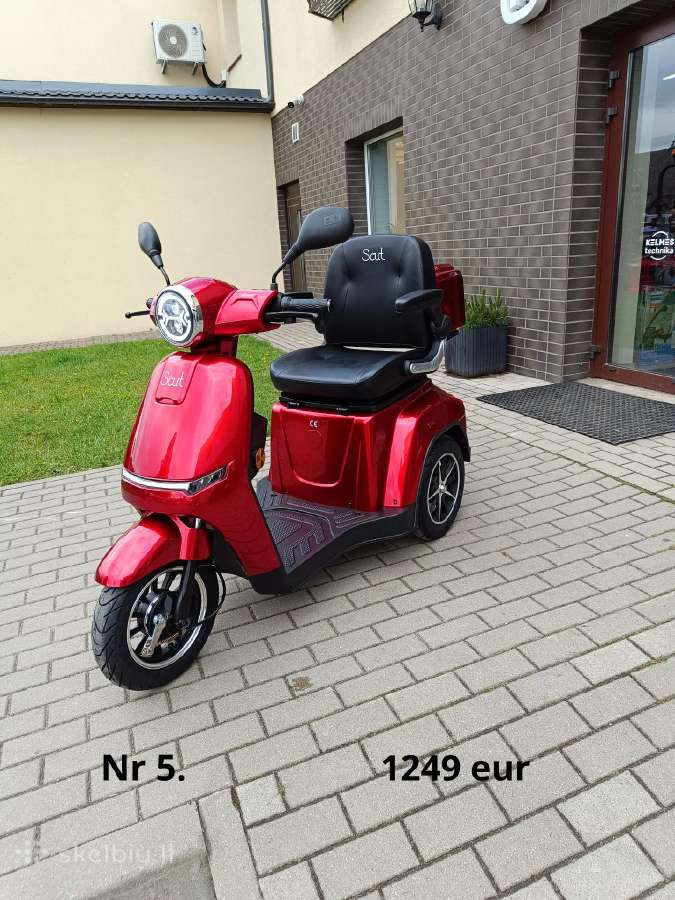 Elektrinis Skuteris motoroleris - nuotraukos Nr. 11