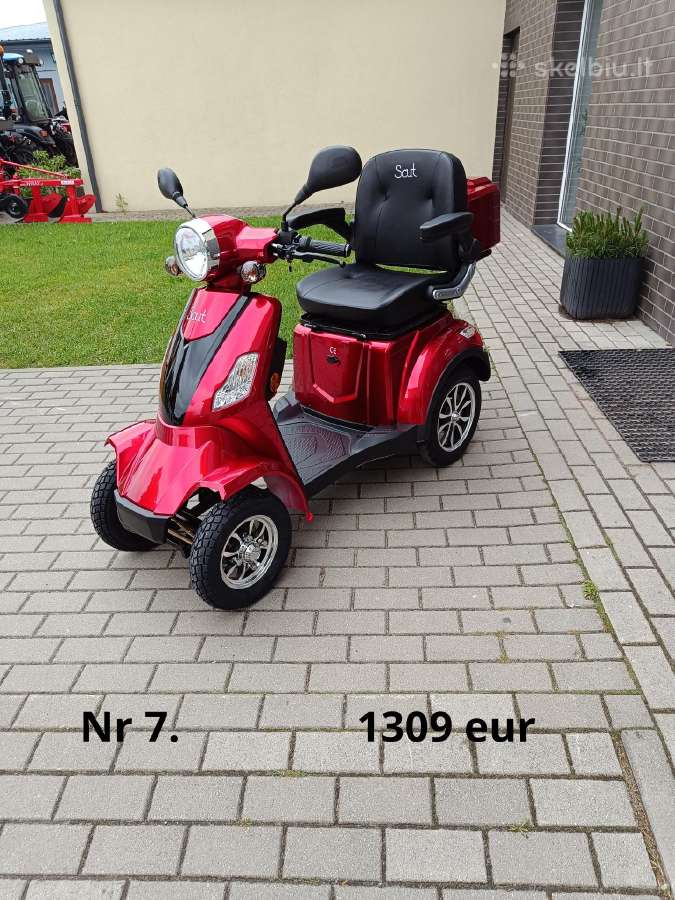 Elektrinis Skuteris motoroleris - nuotraukos Nr. 15