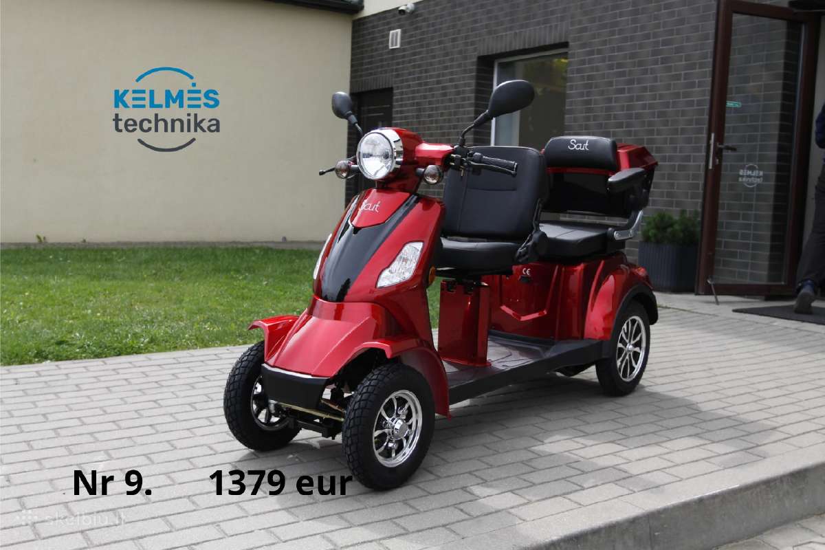 Elektrinis Skuteris motoroleris - nuotraukos Nr. 21