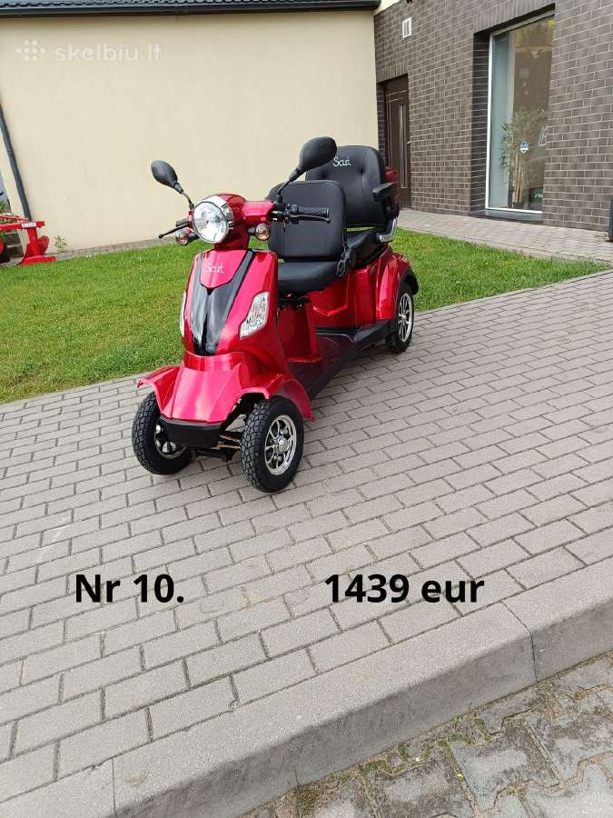 Elektrinis Skuteris motoroleris - nuotraukos Nr. 24