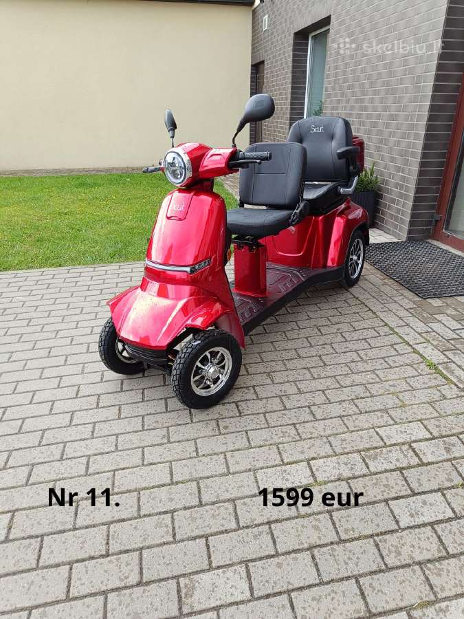 Elektrinis Skuteris motoroleris - nuotraukos Nr. 27