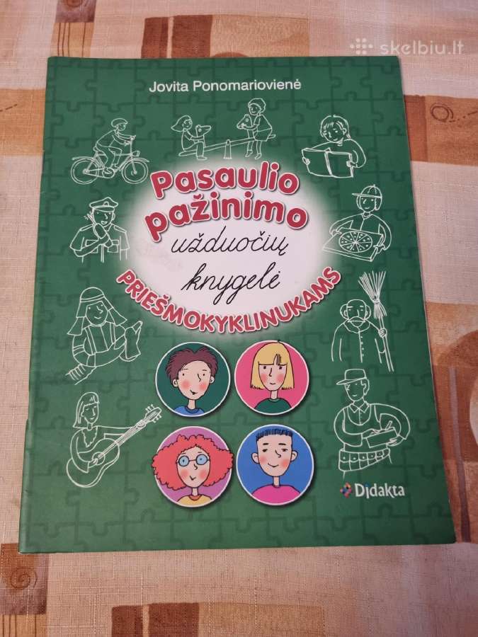 Pasaulio pažinimo užduočių knyga priešmokyklinukam