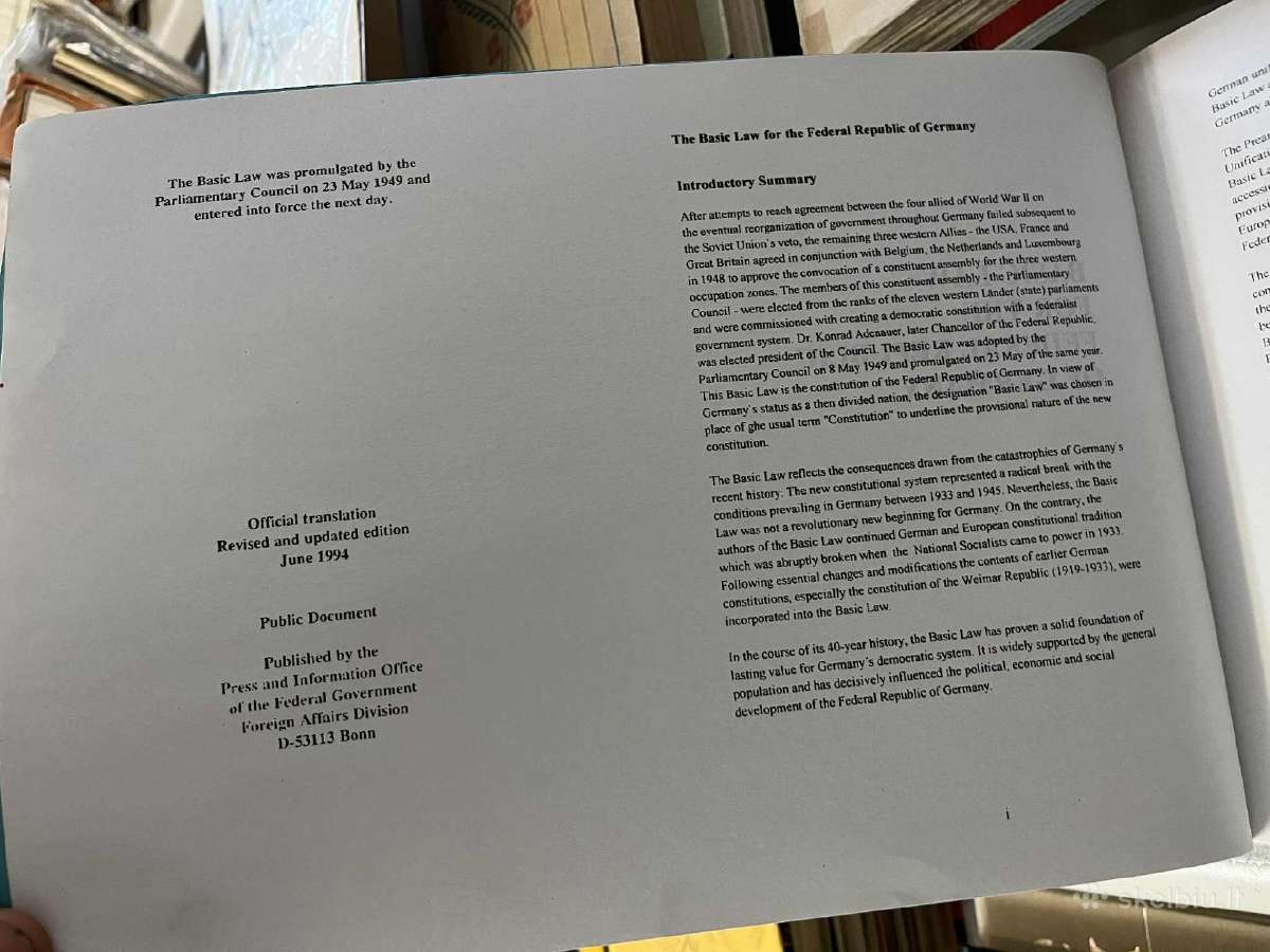 Documents on Democracy in the Federal Republic of - nuotraukos Nr. 6