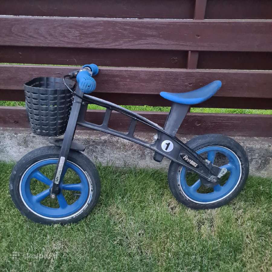 Balansinis dviratukas Firstbike mėlynas
