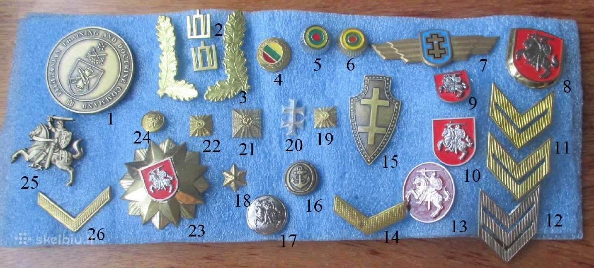 Lietuviškos kokardos, ženklai, stalo medaliai - nuotraukos Nr. 2
