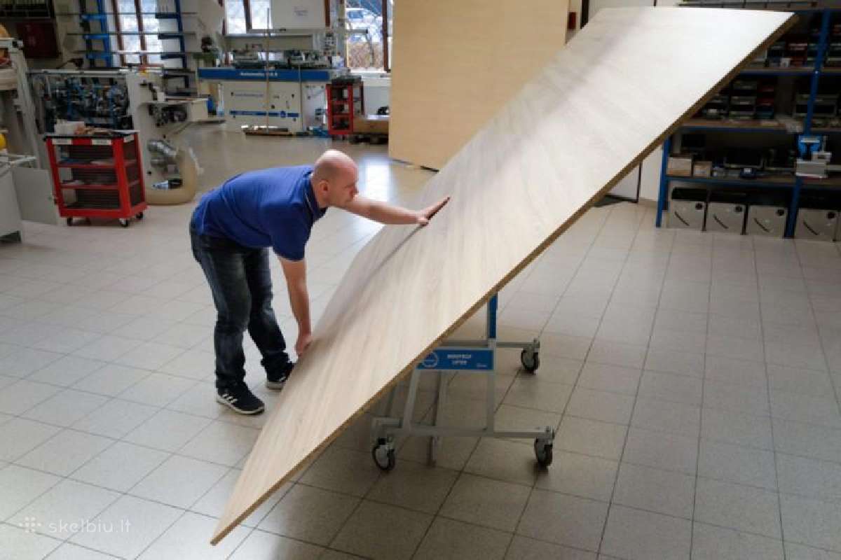 Vežimėlis plokščių transportavimui Lifter 150kg - nuotraukos Nr. 6