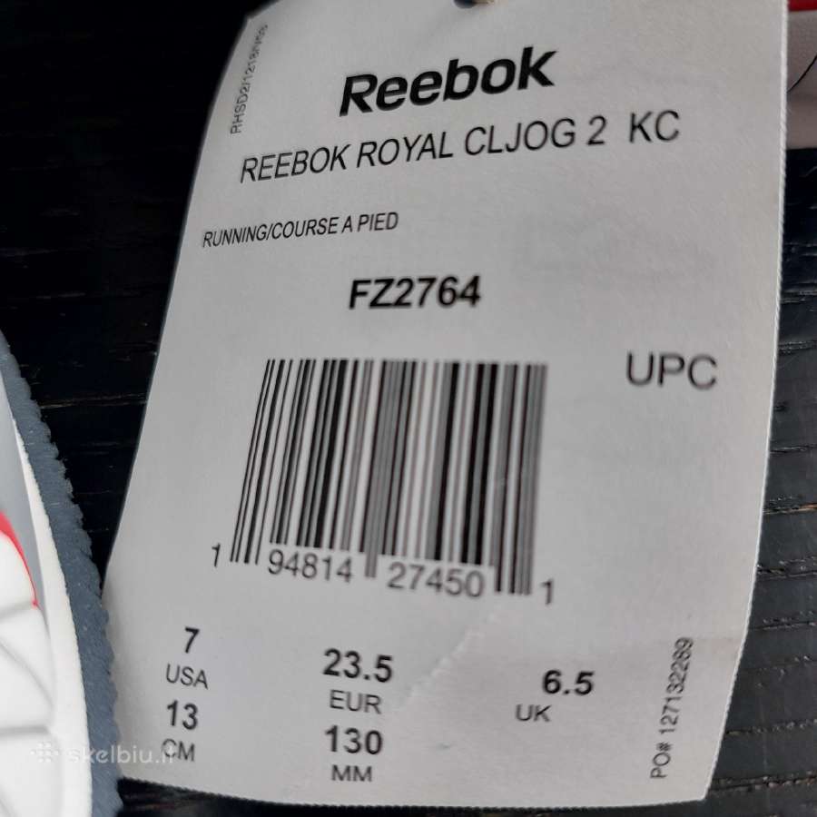 23.5 (7 dydžio) Reebok sportbačiai Shark - nuotraukos Nr. 4