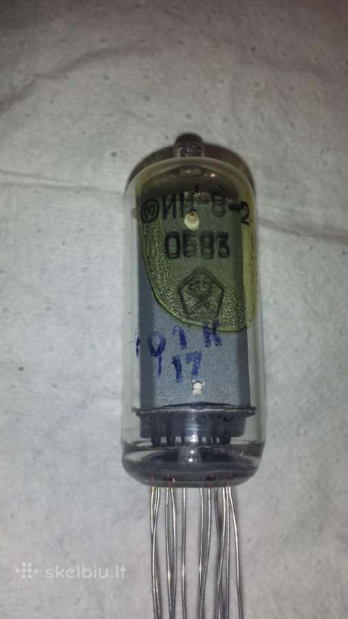 Indikatoriai nixie In-8-2 nenaudoti, K155id1 - nuotraukos Nr. 4