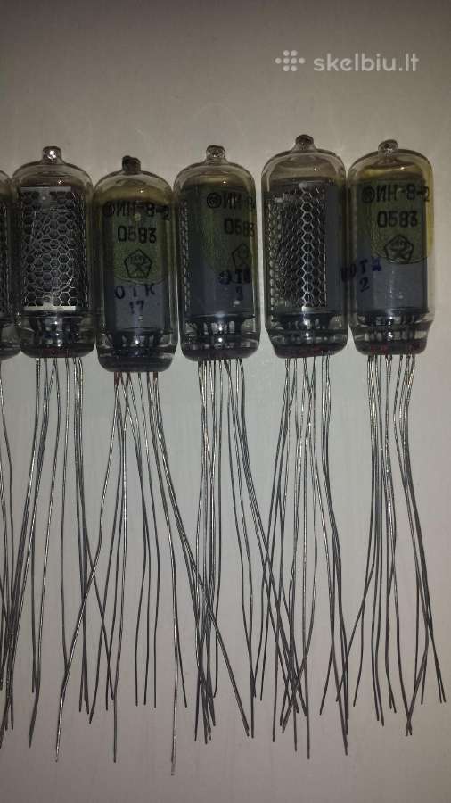 Indikatoriai nixie In-8-2 nenaudoti, K155id1 - nuotraukos Nr. 5