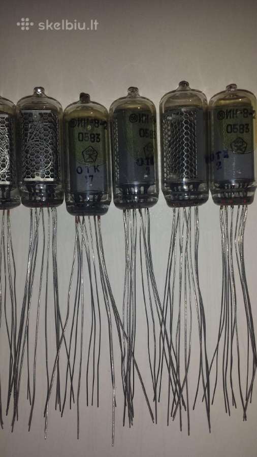 Indikatoriai nixie In-8-2 nenaudoti, K155id1 - nuotraukos Nr. 6