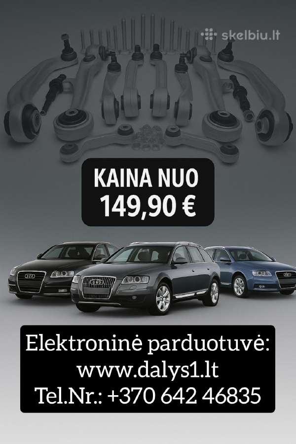 Pakabos komplektai Audi A6 C6 (04-11m.) - nuotraukos Nr. 2