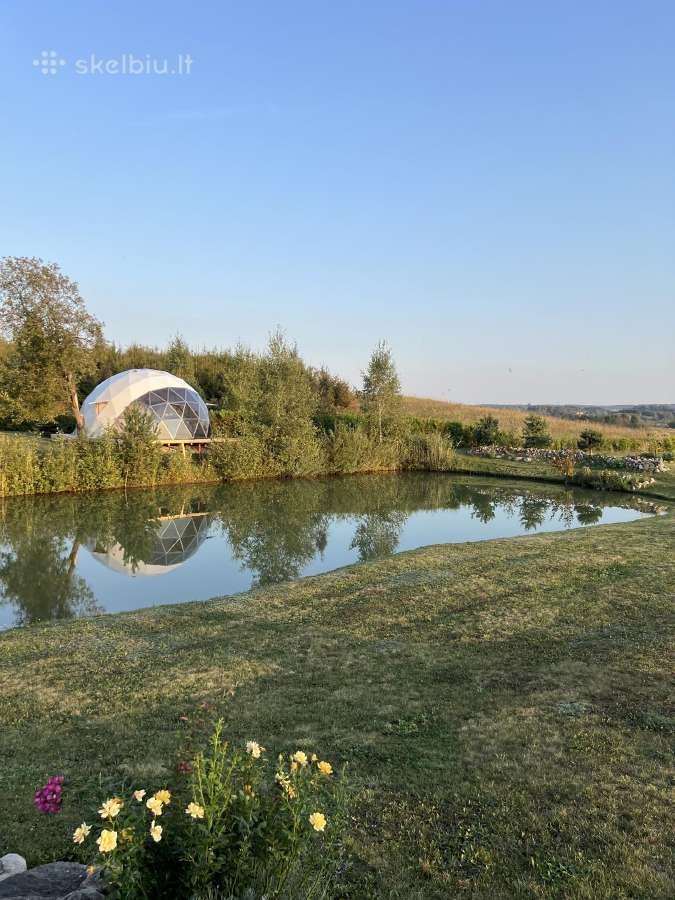 7m 40kv. glamping Gk kupolas, pavėsinė, vasarnamis - nuotraukos Nr. 7