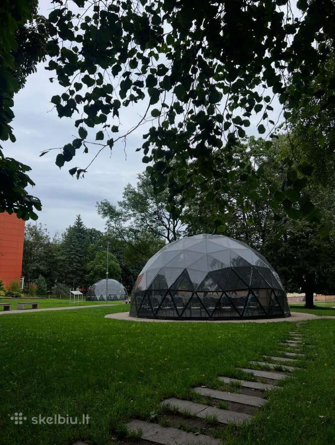 7m 40kv. glamping Gk kupolas, pavėsinė, vasarnamis - nuotraukos Nr. 15