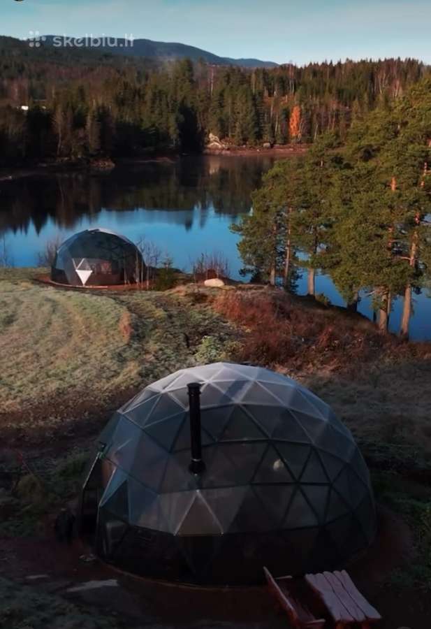 7m 40kv. glamping Gk kupolas, pavėsinė, vasarnamis - nuotraukos Nr. 20