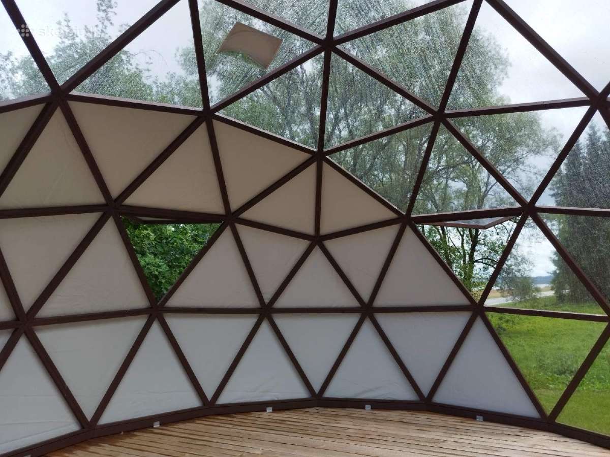 7m 40kv. glamping Gk kupolas, pavėsinė, vasarnamis - nuotraukos Nr. 27