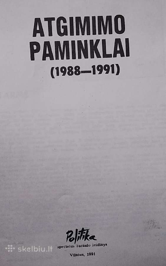 Atgimimo paminklai - nuotraukos Nr. 2