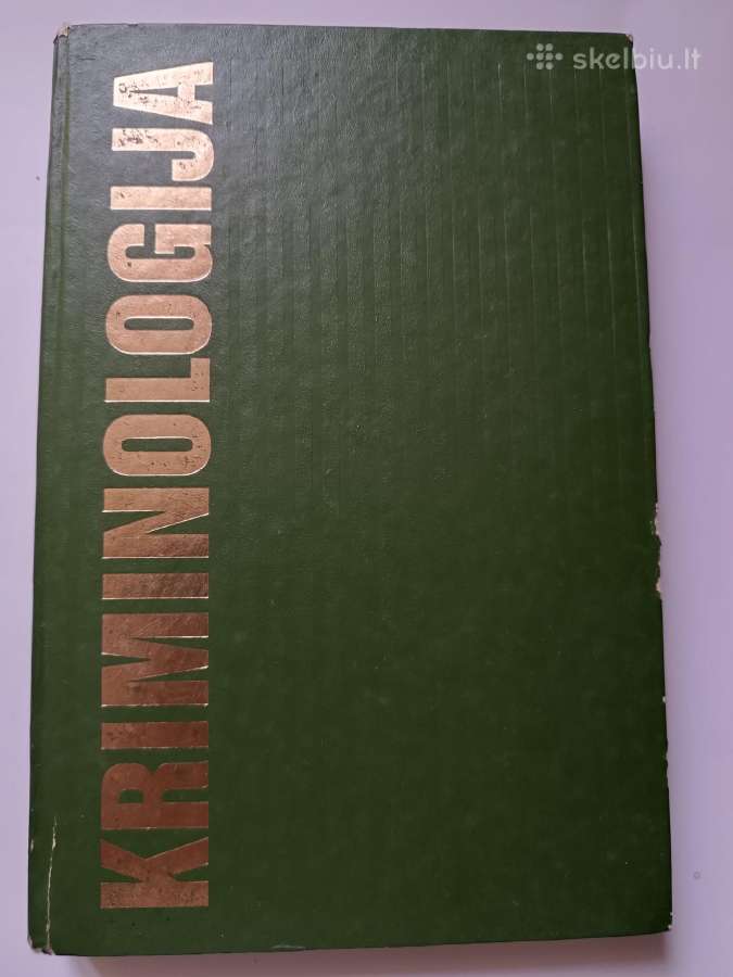 Kriminologija. Vadovėlis (1994)
