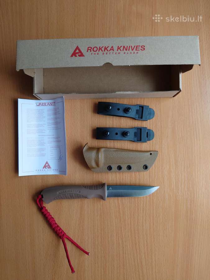 Rokka Korpisoturi peilis, coyote, kydex sheath - nuotraukos Nr. 2