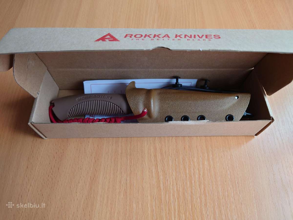 Rokka Korpisoturi peilis, coyote, kydex sheath - nuotraukos Nr. 6