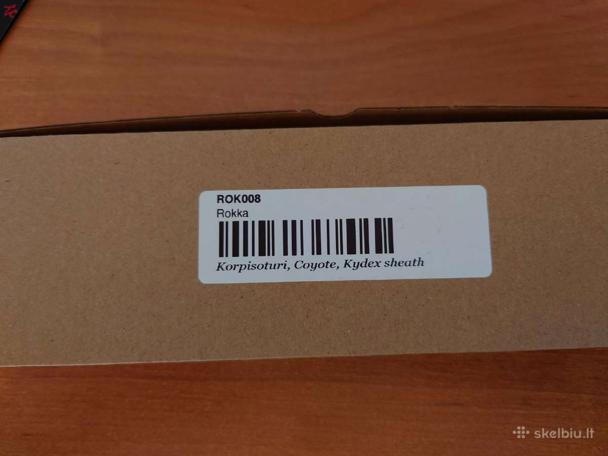 Rokka Korpisoturi peilis, coyote, kydex sheath - nuotraukos Nr. 7