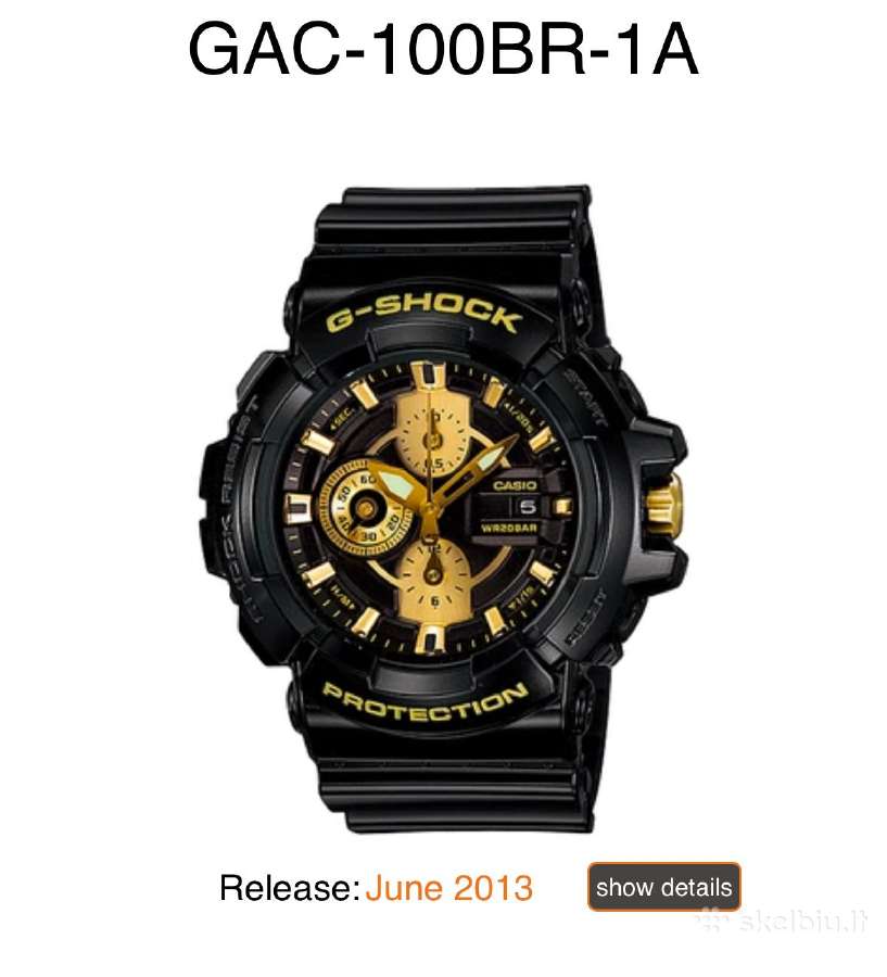 G-shock Gac-100br - nuotraukos Nr. 5