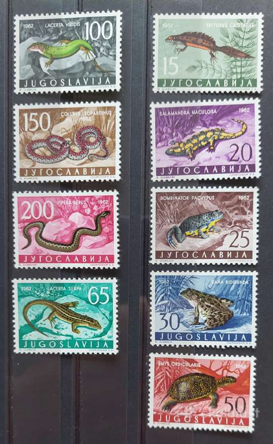 Jugoslavija 1962 fauna,švarus, Michel 1007-1015