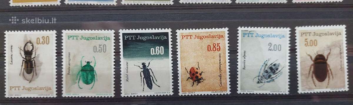 Jugoslavija 1965 vabzdžiai,švarus, Michel 1158-116