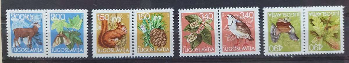 Jugoslavija 1978 fauna,švarus, Michel 1763-1770