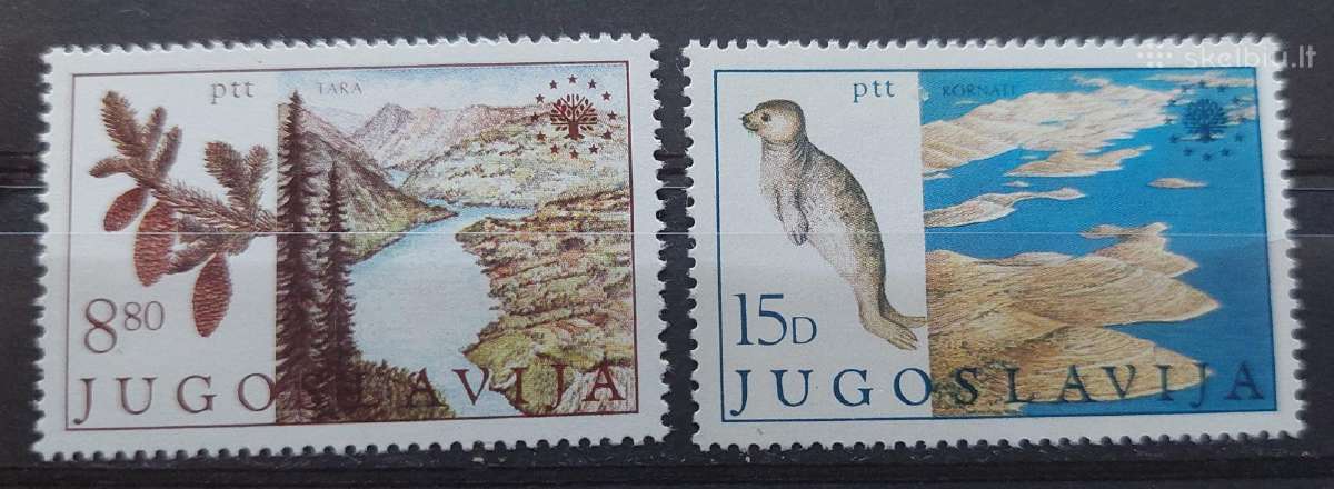 Jugoslavija 1982 gamta,švarus, Michel 1943-1944