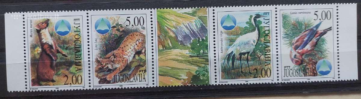 Jugoslavija 1998 fauna,švarus, Michel 2871-2874