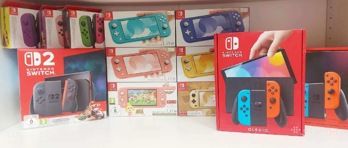 Nintendo Switch2 žaidimų konsolė su garantija - nuotraukos Nr. 2