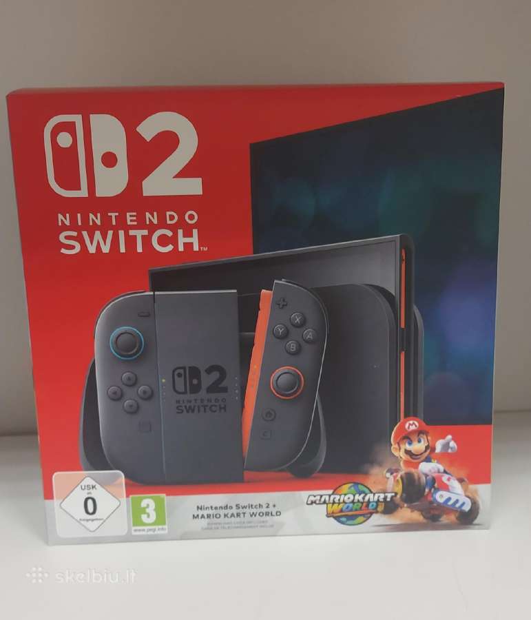 Nintendo Switch2 žaidimų konsolė su garantija
