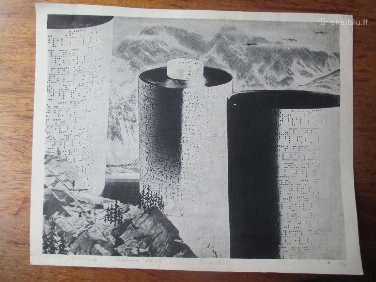 Stasys Povilaitis. Grafika kosmoso ir fentezi tema - nuotraukos Nr. 7
