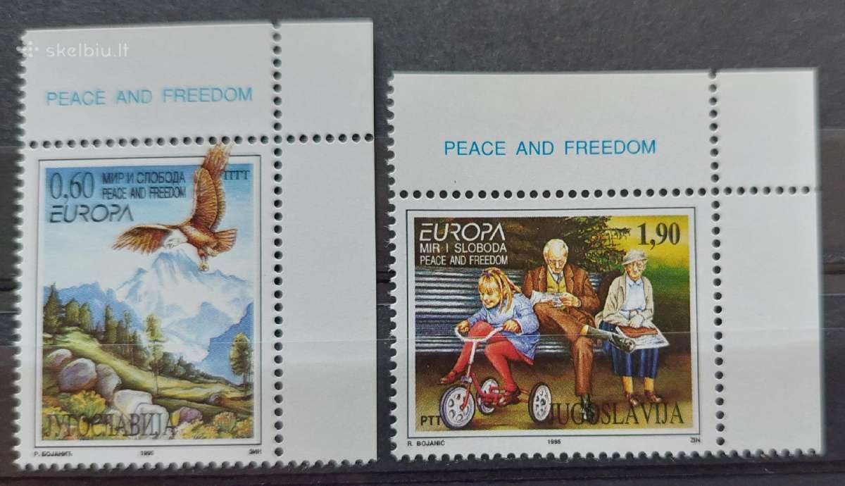 Jugoslavija 1995 Cept,švarus, Michel 2712-2713