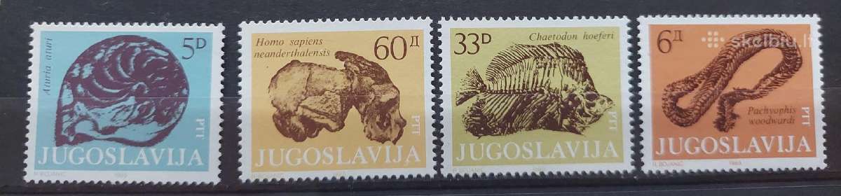 Jugoslavija 1985,švarus, Michel 2092-2095