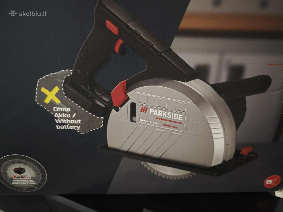 Parkside performance 20v metalo pjūklas