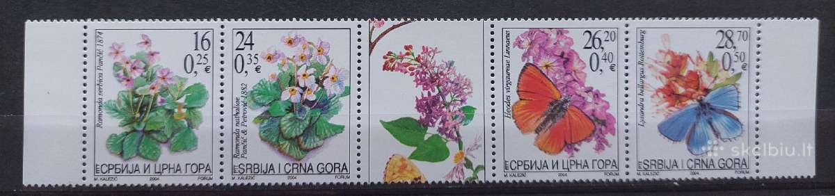Jugoslavija 2004 fauna ir flora,švarus, Michel 317
