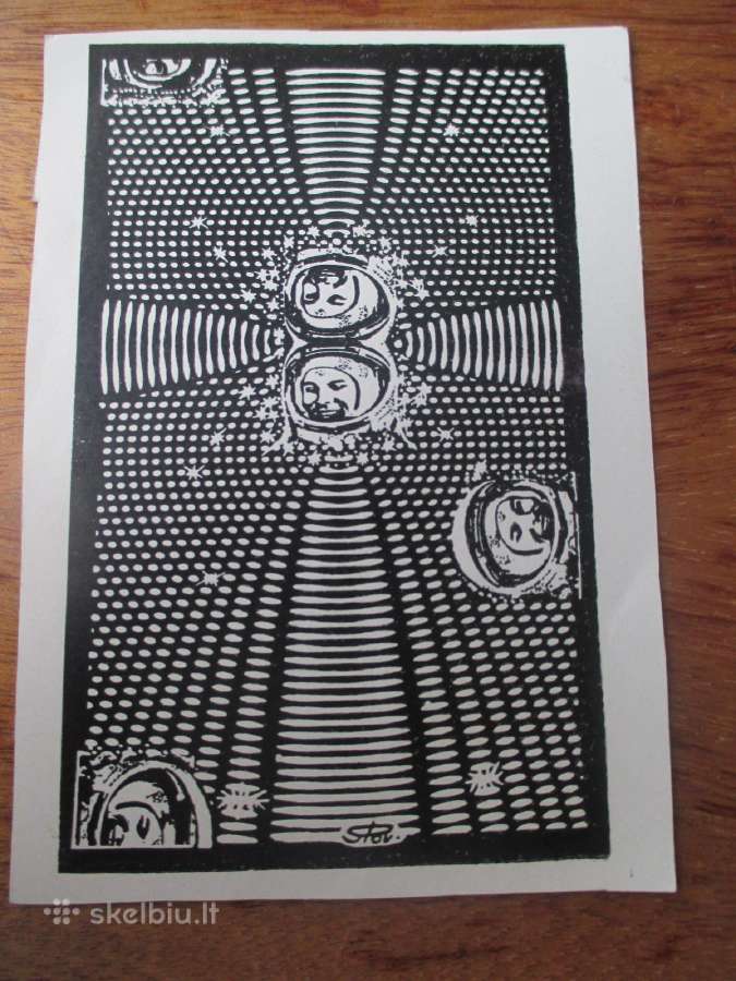 Stasys Povilaitis. Grafika kosmoso tema 2. - nuotraukos Nr. 18