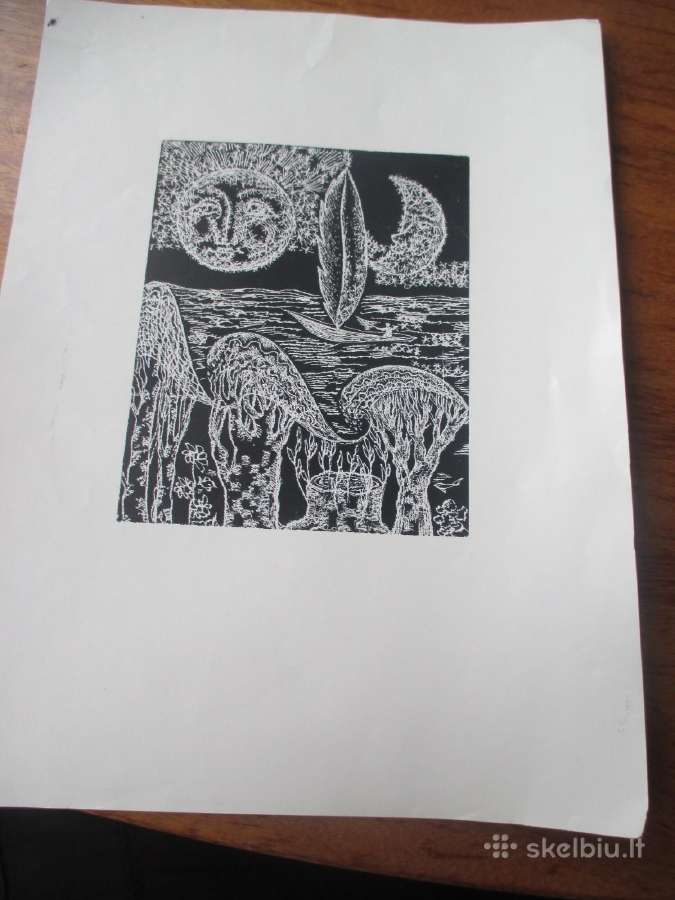 Stasys Povilaitis. Grafika kosmoso tema 3. - nuotraukos Nr. 5