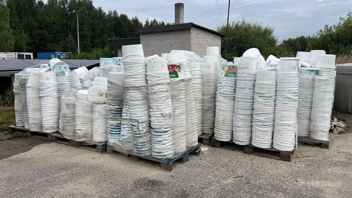 Dovanojame plastikinius kibirus su dangčiais - nuotraukos Nr. 2