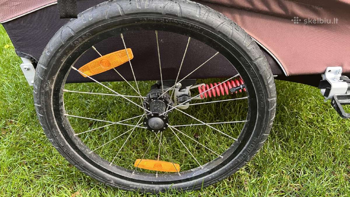 Burley Design Solo dviračio priekada vaikams+ratas - nuotraukos Nr. 13