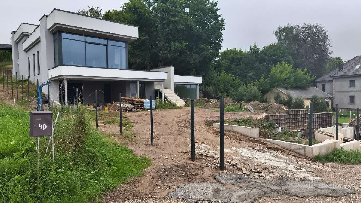 Atraminių sienučių, Tvoros rostverkų betonavimas. - nuotraukos Nr. 5