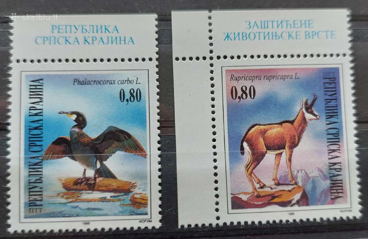 Serbų Krajinos Respublika 1995 fauna,švarus, Miche