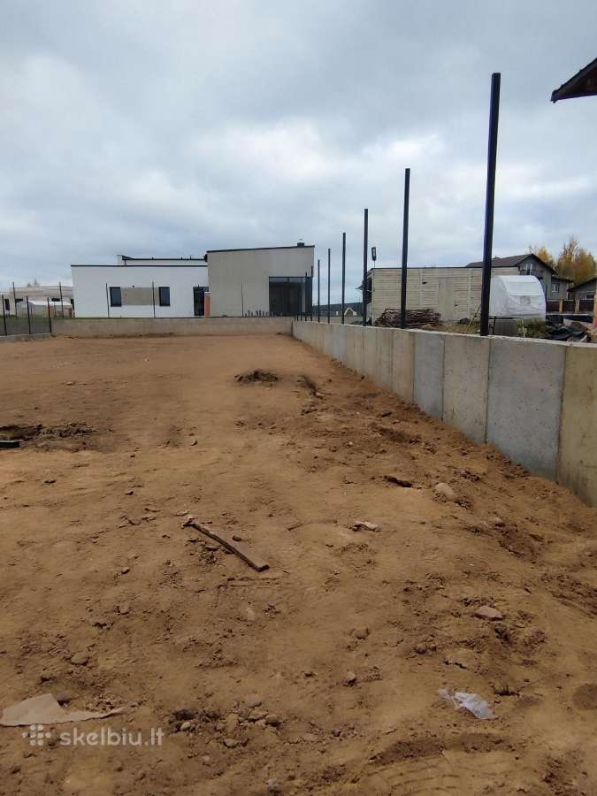 Atraminių sienučių, Tvoros rostverkų betonavimas. - nuotraukos Nr. 11