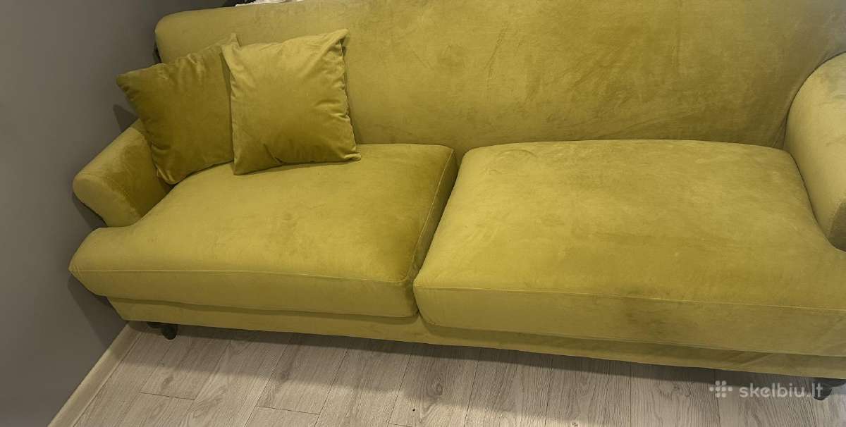 Tvirta švelnaus aksomo garstyčių spalva 2000x800mm - nuotraukos Nr. 2